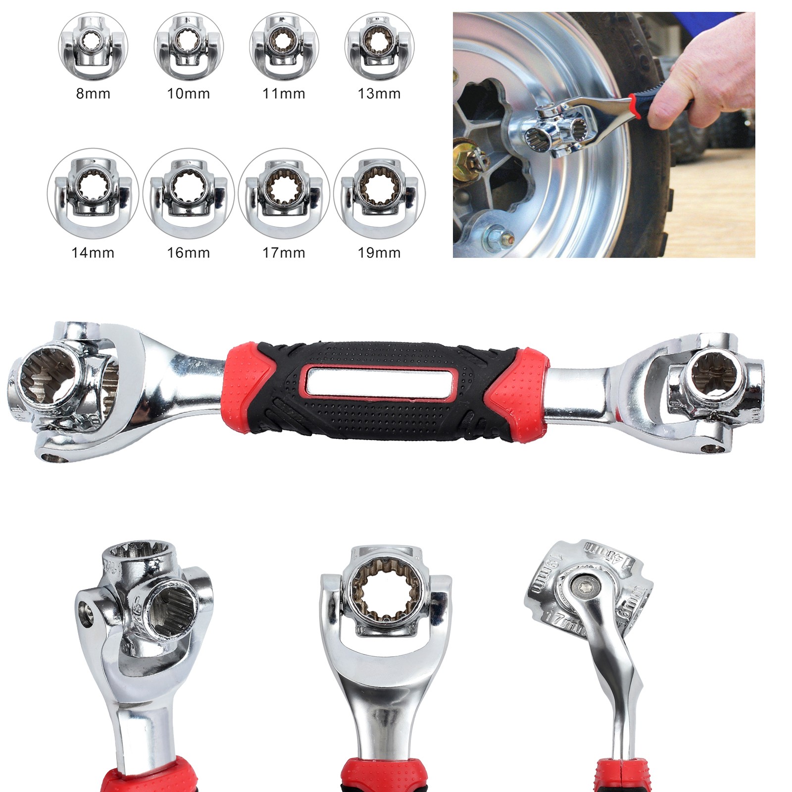The 8 in 1 Multifunction Socket Wrench